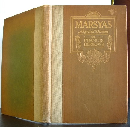 Image for Marsyas a Lyrical Drama