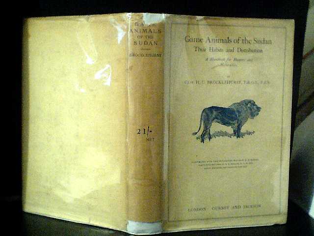 Image for Game Animals of the Sudan a Handbook for Hunters and Naturalists