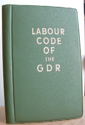 Image for The Labour Code of the German Democratic Republic