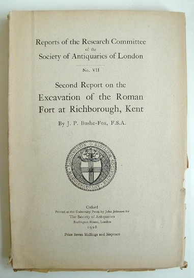Image for Second Report on the Excavations of the Roman Fort at Richborough Kent