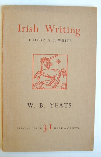 Image for Irish Writing W B Yeats Special Issue 31