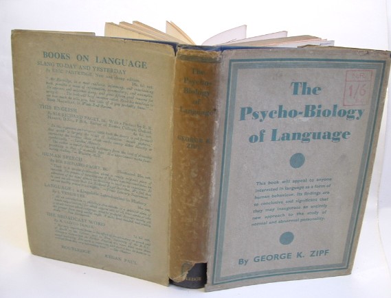 Image for The Psycho Biology of Language an Introduction to Dynamic Philology