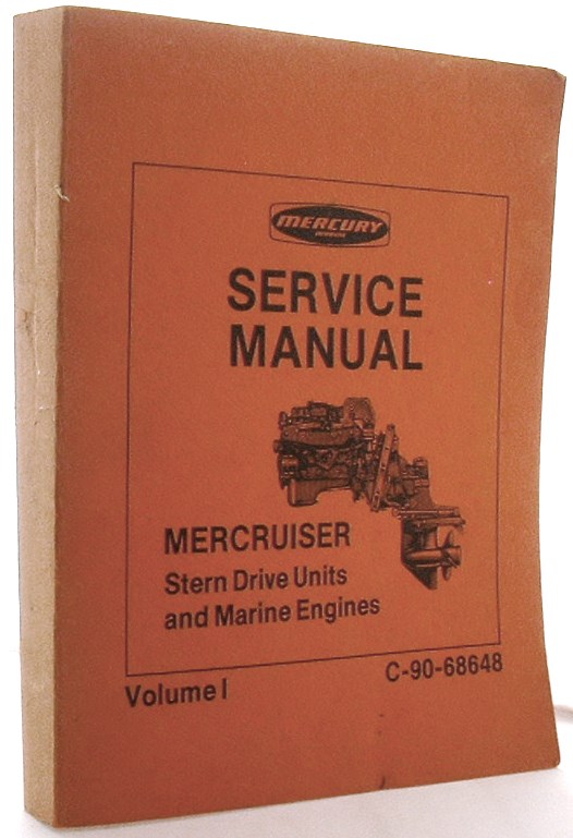 Mercruiser Stern Drive Units and Marine Engines Service Manual, Vol. 1 C9068648